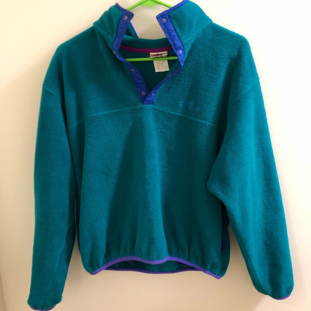 LL Bean vintage pullover fleece sweatshirt